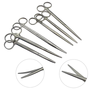 Ciseaux chirurgicaux à lame émoussée de qualité industrielle pour gauchers, à bord dentelé, en acier inoxydable, instruments chirurgicaux - Product Image 1