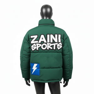 Chaqueta Acolchada de Invierno para Mujer, Tejido de Poliéster de Alta Densidad, Diseño de Paneles Acolchados, Logotipo de Parche Personalizado, Chaqueta Acolchada para Mujer - Product Image 2