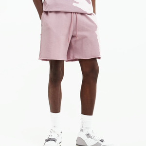 กางเกงขาสั้นผ้าแคนวาสสำหรับผู้ชายใส่สบายผ้า100% โพลีเอสเตอร์สั่งทำพิมพ์โลโก้แบบเฉพาะสำหรับโรงงานสีพื้นย้อมสีแบบใหม่ล่าสุด - Product Image 5