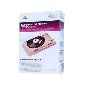 Lettore CD Hopson in Legno Personalizzato per Regali Promozionali e Aziendali - Product Image 2