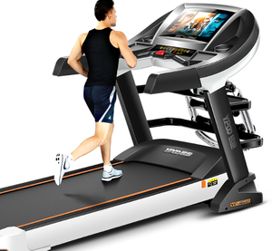 พร้อมจัดส่ง ลู่วิ่งไฟฟ้ารุ่นใหม่ ดีไซน์ใหม่ หน้าจอใหญ่ สำหรับใช้ในบ้าน เพื่อการออกกำลังกายและวิ่ง - Product Image 6