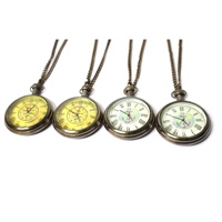 Montre de poche mécanique squelette steampunk vintage, collier, mouvement à remontage manuel, style antique, cadeau de Noël et du Nouvel An