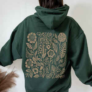 Custom Logo Winter Hooded <b>Women's</b> Long Casual Hoodies Heat-Transfer Printed Loose <b>Sweatshirts</b> Oversized Essentials Made Pakistan - Product Image 4
