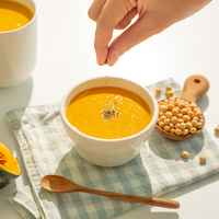 [GARUMASTER] Soupe Crémeuse à la Citrouille Végétalienne à Base de Soja en Poudre, Amande, Avoine, Soja, Naturelle, Instantanée, Remplacement de Repas 120g 3