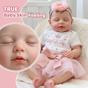 Muñecas Bebé Reborn de Vinilo Babeside, Liya de 20 Pulgadas, Cuerpo de Tela Suave, Muñeca Realista de Niñ<span class=keywords><strong>a</strong></span>, Mini Juguete para Niños - Product Image 4