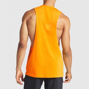 Camiseta sin mangas para gimnasio de hombre, talla grande, personalizada, transpirable, cómoda, para fitness, OEM, ODM, 100% algodón, estilo urbano, venta al por mayor - Product Image 3