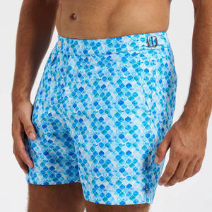 Pantalones Cortos de Playa para Hombre, Brillantes, Sólidos, Holgados, Transpirables, de Spandex/Algodón, con Cordón en la Cintura, Casuales, Deportivos, para Vacaciones de Verano - Product Image 5