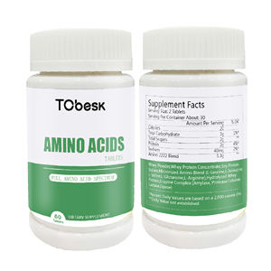 בדיקות מעבדה טבסק חומצות אמינו טבליות תמיכה לצמיחה שרירים & התאוששות למבוגרים - Product Image 1