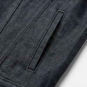 Veste en jean décontractée tendance personnalisable pour femmes, confortable, lavage vintage, tissu tissé teinté, anti-rides, design d'hiver - Product Image 5