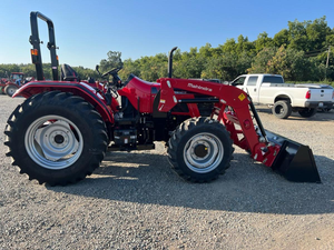 รถแทรกเตอร์มือสอง Mahindra 6075 Power Shuttle รุ่น 6000 ซีรีส์ เครื่องยนต์ Kubota พร้อมปั๊ม สำหรับงานเกษตรกรรม ขาย - Product Image 4