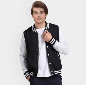 Chaqueta Bomber de Invierno de Lona Impermeable y Transpirable con Bordado, Ropa Urbana, Chaqueta Universitaria de Béisbol Personalizada para Hombre, Venta al por Mayor - Product Image 3