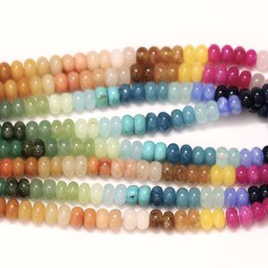 Beautiful Multi <b>color</b> Quartz smooth rondelle Shape <b>Beads</b>, 7-8mm Mix Disco Quartz gemstone <b>beads</b>, AAA Quality wholesale <b>Bead</b>, - Product Image 4