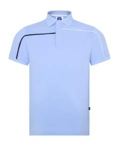 Polo de golf de fábrica de venta directa, camiseta de Polo de piqué de poliéster con tuberías modernas de dos tonos, conjuntos de uniformes, ropa de mujer en Vietnam - Product Image 4
