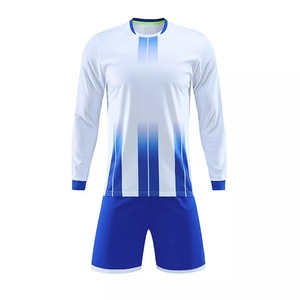 Custom logo Breathable Quick Dry Football Jersey Design <b>Models</b> Full Set Sublimation Polyester Men Soccer Jersey Uniform - Product Image 1
