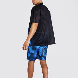 Ensemble de haute qualité pour hommes Streetwear survêtement décontracté hommes à manches courtes impression T-Shirt Shorts ensembles de 2 pièces - Product Image 2