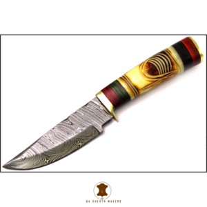 7,3 "tendencia Venta caliente OEM precio bajo hecho a mano Damasco cocina uso rata cola Tang grabado mango cuchillo - Product Image 5