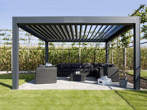 Pergola biologique de balcon en métal moderne de haute qualité avec couvercle de pergola électrique rétractable en aluminium - Product Image 6
