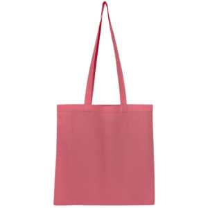 Sac fourre-tout en coton rouge à ouverture supérieure, réutilisable, tendance, pour le marché et la plage - Product Image 5