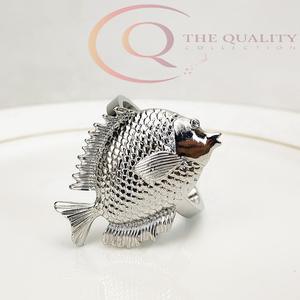 Ronds de serviette en métal modernes pour la décoration de table, accessoires de mariage écologiques pour une présentation élégante à la maison et lors d'événements - Product Image 6