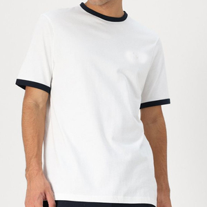 Screen Printing Blanks Ringer T-Shirt Pre-Shrunk Premium Cotton Factory T Shirt - Product Image 5