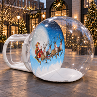 Tente bulle transparente gonflable portable en PVC pour enfants, fête, jardin, événement, décoration de Noël en extérieur