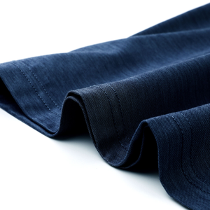 Polos de negocios ODM de verano 100% algodón de secado rápido de punto azul oscuro pulóver polos transpirables - Product Image 5