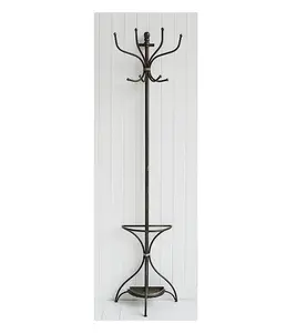 Bauernhaus Design Regenmantel und Regenschirm Holding Coat Stand Mehrfarbig fertig Metall Kleiderbügel Stand zum niedrigsten Preis