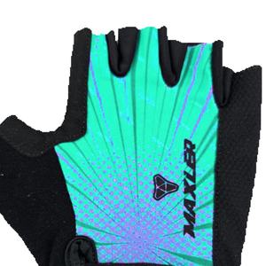 Gants de vélo d'été unisexes à demi-doigts en polyester respirant, antidérapants et résistants à l'usure, élastiques pour vélo de route - Product Image 4