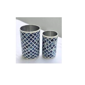 Vase à fleurs à incrustation d'os, pot de décoration de maison et Vase à fleurs à incrustation d'os blanc, vaisselle de table - Product Image 5