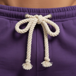 Pantalones cortos de lana para hombre, ropa deportiva de algodón suave, ropa de calle informal, traje de entrenamiento de gimnasio, ropa ligera cómoda de verano - Product Image 6