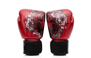 Guantes de boxeo de alta calidad Logotipo y diseños personalizados Guantes de boxeo de buena calidad Hechos con guantes de combate de cuero genuino - Product Image 4