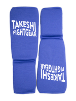 Protège-tibias d'entraînement en coton durable personnalisés pour arts martiaux, style karaté professionnel, couleur personnalisée, logo personnalisé, taille personnalisée