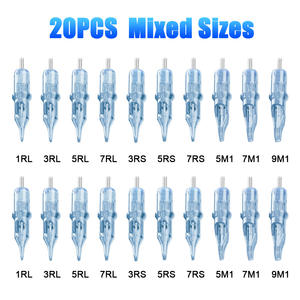 Línea de corte de aguja de tatuaje explosivo transfronterizo niebla aguja de un cuerpo modelo completo 20 aguja mixta - Product Image 4