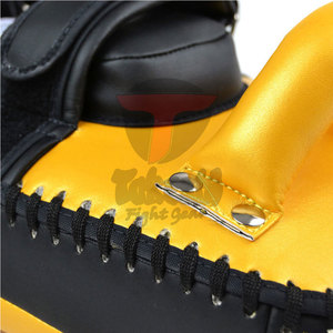 Takeshi Fight Gear 2025 High Quality Professional Men's <b>Muay</b> <b>Thai</b> Kick Boxing <b>Pads</b> Premium Leather Boxing Gear Customizable - Product Image 6