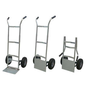 Chariot pliant à roues galvanisées anti-crevaison, capacité de charge 100 kg, personnalisable OEM, chariot de camping, chariots de courses - Product Image 2