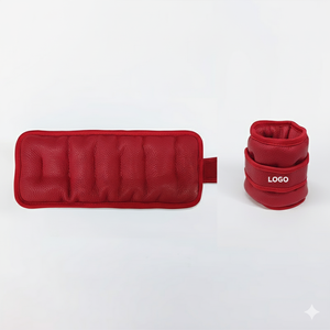 Pesi Premium in PU Regolabili per Caviglie/Polsi per Allenamento ed Esercizio |   Fascia per Pesi Riempita di Sabbia Morbida |   Logo Personalizzato all'Ingrosso - Product Image 4