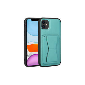 Netzy Elegant Blue Premium PU Leather for iPhone 11 Case <b>Card</b> <b>Holder</b> Kickstand 7Plus Model Memo Wallet Design Electroplate Craft - Product Image 1