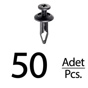 <b>Bumper</b> Fender Door Trim <b>Clips</b> for Ford Focus Fiesta Mondeo Volkswagen - 50 Pieces - Product Image 1