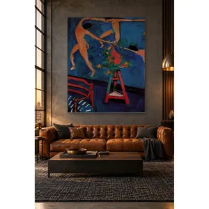 Impression sur toile Fida Matisse Dance et nature morte aux gladiolus - Product Image 2