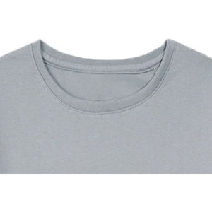 Nouveau T-shirt personnalisé pour femme, col rond, manches courtes, uni, anti-rides, écologique, respirant, en polaire gaufré - Product Image 2