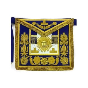 Venta al por mayor Fabricación New Masonic Regalia Holy Royal Arch Provincial Delantal Masonic Royal Arch Companions Delantal, - Product Image 4