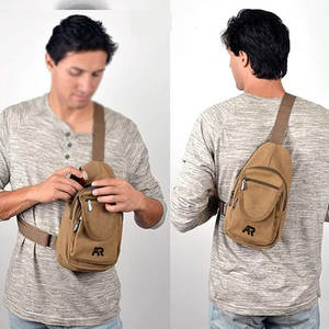 Sac bandoulière imperméable avec fermeture éclair sécurisée et options de personnalisation du logo - Product Image 2