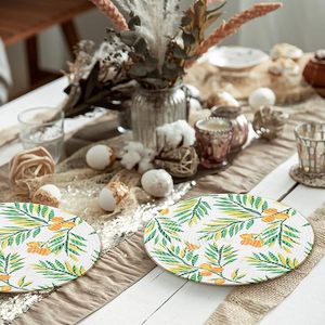 Vente en gros Napperon rond élégant en perles de verre massif pour les mariages et les vacances de Noël Décoration de table pour les occasions spéciales - Product Image 5