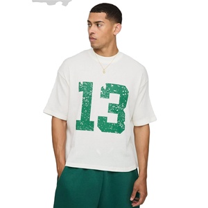 T-shirt de luxe pour homme de marque de créateur, 100 % coton, grammage lourd, respirant, coupe oversize - Product Image 1