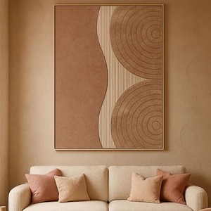 Arte Mural de Alta Calidad, Escultura Decorativa Moderna Hecha a Mano para Sala de Estar, Dormitorio, Oficina y Decoración Elegante para el Hogar - Product Image 1