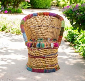 Offre Spéciale bambou osier enfants chaise chaise à la main élégante chaise en osier pour enfants chambre jardin - Product Image 2