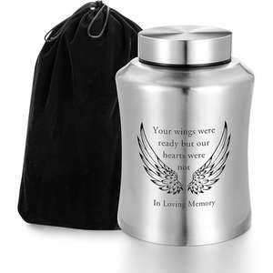 High on Demand Sunflower Butterflies Design Metal <b>Urns</b> for Human Ashes Available at <b>Large</b> Quantity from Indian Exporter - Product Image 2