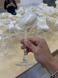 แก้วเปลือกหอยลักษณะงานทำมือที่สง่างามมีจำหน่ายจำนวนมากสำหรับการรับประทานอาหารและการส่งออกทั่วโลก - Product Image 3