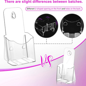 Oem tùy chỉnh Acrylic A4 <span class=keywords><strong>Flyer</strong></span> hiển thị giá treo tường có thể tái sử dụng treo kệ cho văn phòng/Cửa hàng Giày ngoài trời phong cách hiện đại - Product Image 2