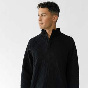 Pull-over en bambou léger et écologique pour hommes, tissu respirant pour un bureau décontracté, plusieurs couleurs pour l'hiver - Product Image 1